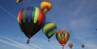 Heißluftballons