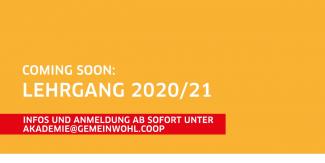 Bild: Genossenschaft für Gemeinwohl Lehrgang 2020/21 Coming soon