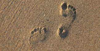 Foto: CC0 Creative Commons Fussspur im Sand