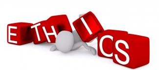 Bild: CC0 Creative Commons Schriftzug "ethics"